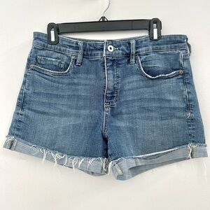 Pilcro and the Letterpress Slim Boyfriend Denim Shorts